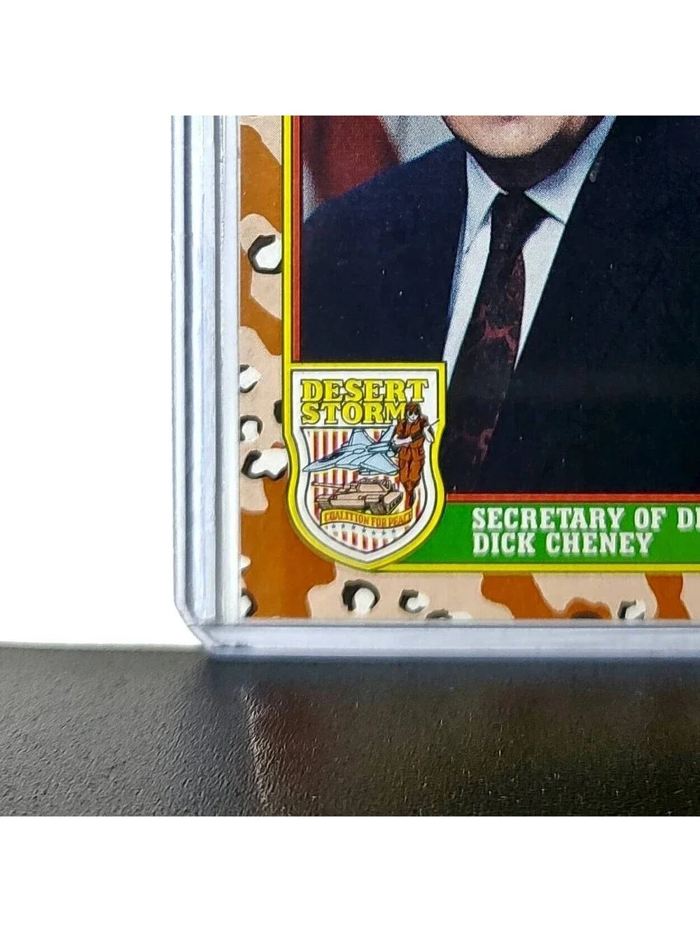Dick Cheney 1991 Topps Desert Storm #3 Card